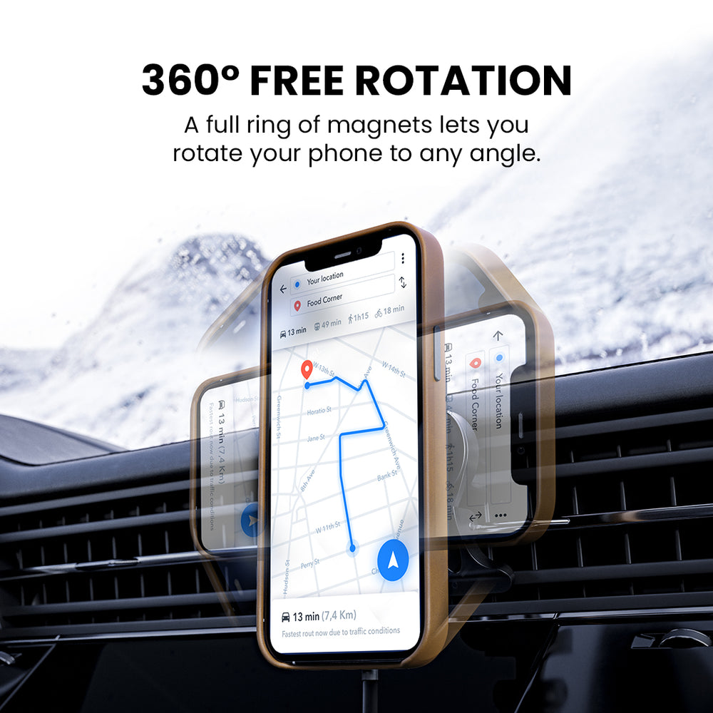 
                  
                    Magnetic (MagSafe) Wireless Car Charger
                  
                